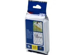 Brother TZE-S141 tape voor P-Touch 18mm, Zwart op Transparant