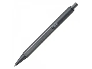 Rhodia scRipt zeshoekige balpen 0.7mm Aluminium Titanium Zwart - 1