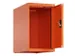 opzetkast,v. locker,1vak.,vak B 300mm,HxBxD 500x300x500mm,cilinderslot