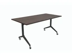 Schaffenburg Klaptafel 160x80cm Blad Logan Eik 25mm Frame Zwart