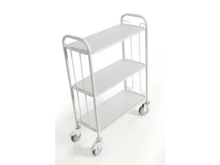 Dossierwagen 150kg 3 Etages 710x290x1100mm Ral7035 - 1