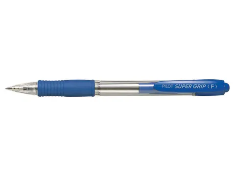 Balpen Pilot Super Grip F 0.7mm Fijne punt Blauw