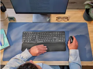 Trust Keyra Draadloos Ergonomisch Toetsenbord Zwart QWERTY US - 9