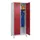 locker,HxBxD 1950x800x500mm,2vak,vak B 400mm,draaigrendel,voeten