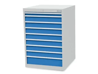 ladekast,HxBxD 1019x705x736mm,9lade(n),volledig uittrekbaar - 1