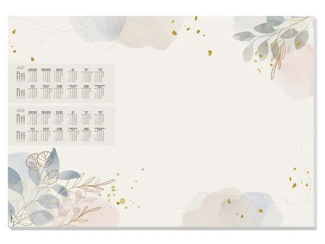 Designonderlegger Sigel Pastel Garden 27/28 59,5x41cm 30 vel 80 grams