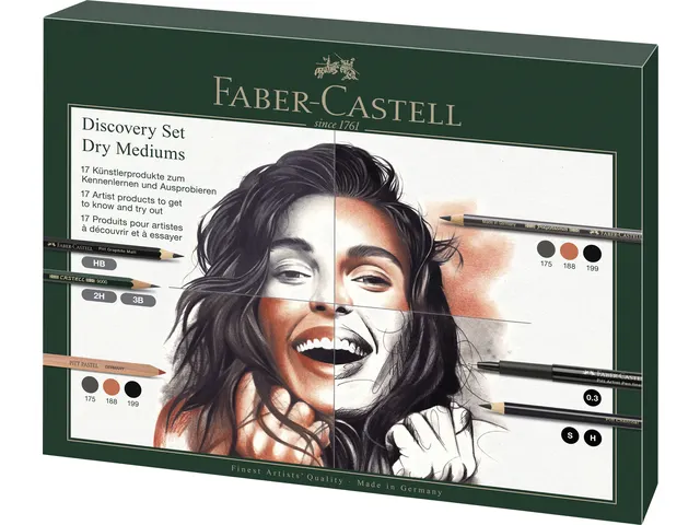Pitt Monochrome Faber-Castell discovery set dry art materials