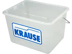 Emmer,V. Trapladder,8L,Kunststof,Transparant
