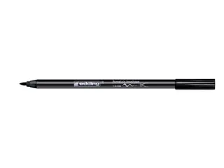 Brushpen edding 4200 porselein zwart - 1