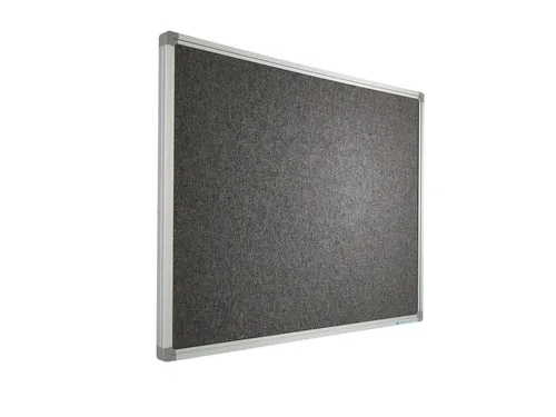 Prikbord 90x120cm Grijs Accent Softline Profiel 16mm