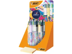 Balpen BIC 4kleuren Message Display à 30 stuks