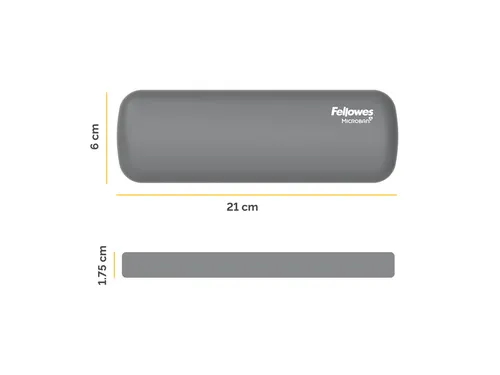 Polssteun Fellowes Breyta palm grijs 6x18cm