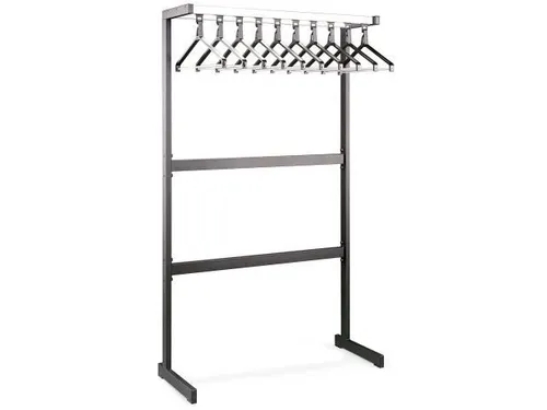 Garderoberek 10 Kledinghangers Hoedenplank Enkelzijdig 1700x1000x570mm