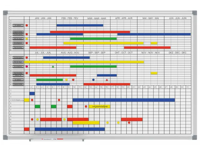 Maand- / Jaarplanner Magnetisch MAULstandard 60x90cm