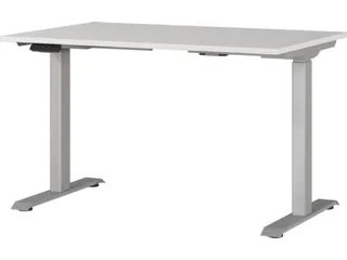 Elektrisch ihv bureau,HxBxD 720-1200x1200x800mm,blad lichtgrijs - 1