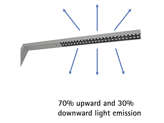 Vloerlamp LED MAULsirius colour Zilver vario sensor dimbaar voet
