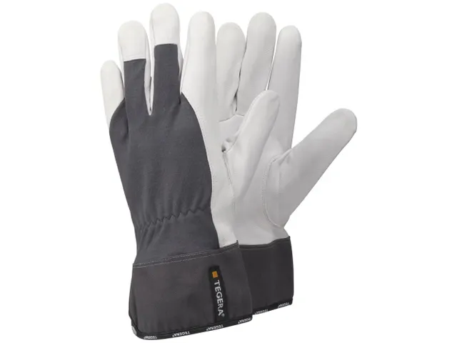 Tegera 6751 precisiehandschoenen grijs/wit maat 10 per 12 paar