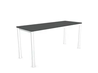 In hoogte verstelbaar bureau,HxBxD 720-840x1600x600mm,MS-donkergrijs - 2