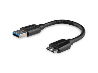 Dunne micro USB 3.0-kabel 15 cm - 1