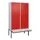 locker voor scheiding van kleding,HxBxD 2120x1200x815mm,4vak