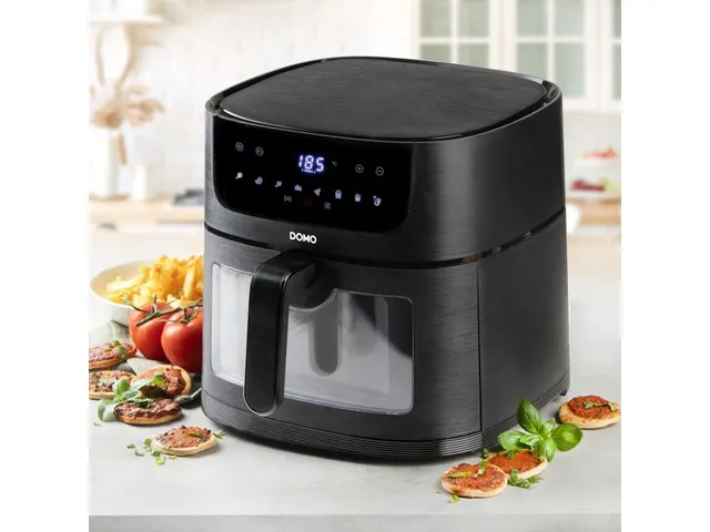 Friteuse à air chaud avec fenêtre de visualisation 8 litres
