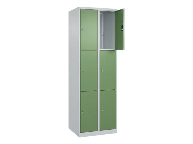 armoire multicases HxlxP 1850x600x500mm 2x3compartiments