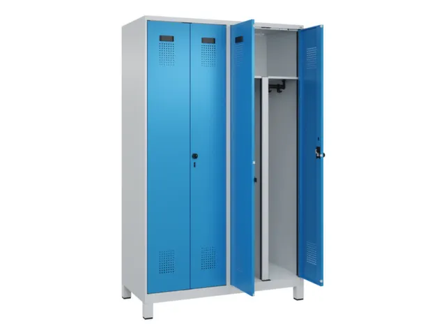 PBM-locker,HxBxD 1950x1200x500mm,4vak,vak B 300mm,draaigrendel