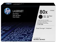 toner 80X 6 900 pagina's OEM CF280XD zwart duopack