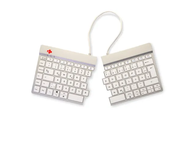 Split Break V2 ergonomisch toetsenbord Qwertz DE Wit draadloos