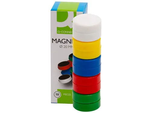 Magneten 20mm assorti 10 stuks