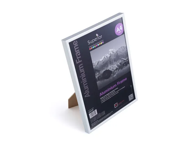 Cadre photo Seco A4 Argent aluminium brossé 11mm