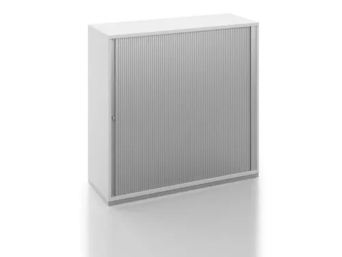 jaloeziedeurkast,HxBxD 1200x1200x450mm,sokkel kleur wit,decor wit