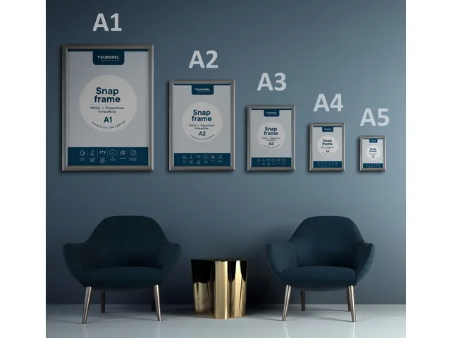 Porte-affiche clipsable Europel A5 25mm