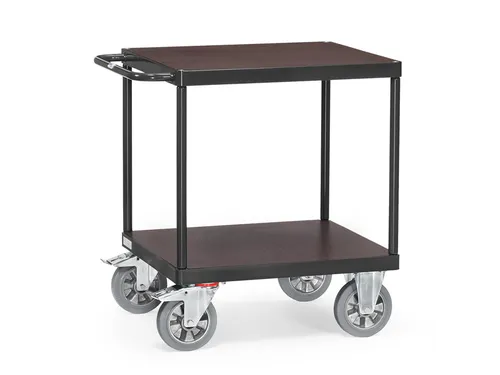 Tafelwagens 12497 Ral7016 1200kg 2 Etages 700x700mm Watervast