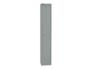 garderobekast,HxBxD 1802x305x305mm,1vak,cil.-slot,romp zilverkleurig - 2