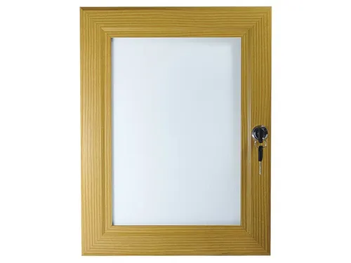 Posterlijst Seco A4 Perspex licht hout afsluitbaar