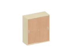 Schuifdeurkast 1150x1000x430mm Romp Esdoorn Decor Front Beuken