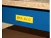 bord,HxB 40x75mm,achterzijde magnetisch,folie,wit