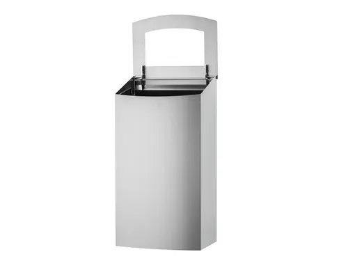 Afvalbak RVS anti-fingerprint coating Open 56 Liter