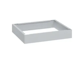 sokkel,HxBxD 100x600x500mm,kunststof,RAL7035,meerprijs - 1