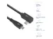 Kabel ACT USB-C standaard naar USB-C hoek 10Gbps 1m