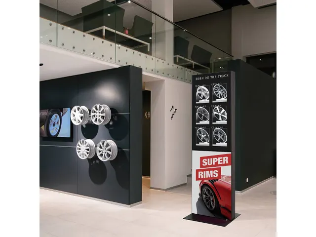 Print voor Textielframe voorkant Digitale Totem 43 inch 565x834mm