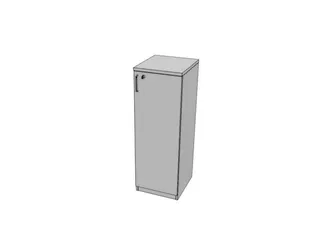 kantoorkast,HxBxD 1155x400x445mm,MP-lichtgrijs - 1