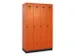 locker voor scheiding van kleding,HxBxD 1950x1200x500mm,4vak