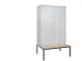 locker voor scheiding van kleding,HxBxD 2120x1200x815mm,4vak