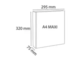 OUTLET Ringmap Personaliseerbaar Kreacover 4 Rings D-mech 50mm A4 Maxi - 6