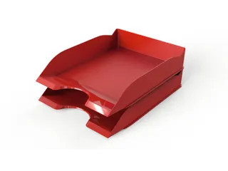 Brievenbakje Stapelbaar Basic A4 Rood - 2