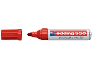 Viltstift edding 550 rond rood 3-4mm - 1