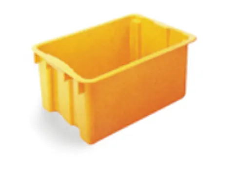 Draaistapelbak Pp 250x600x400mm 45l Geel