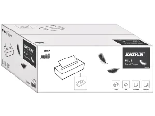Facial tissue's Katrin 11797 2-Laags wit doos à 100 stuks - 4